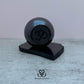 Shungite sphere w engraved Om Symbol