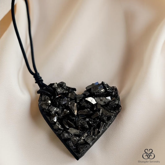Elite Shungite Heart  Pendant