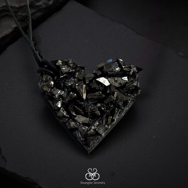 Elite Shungite Heart  Pendant